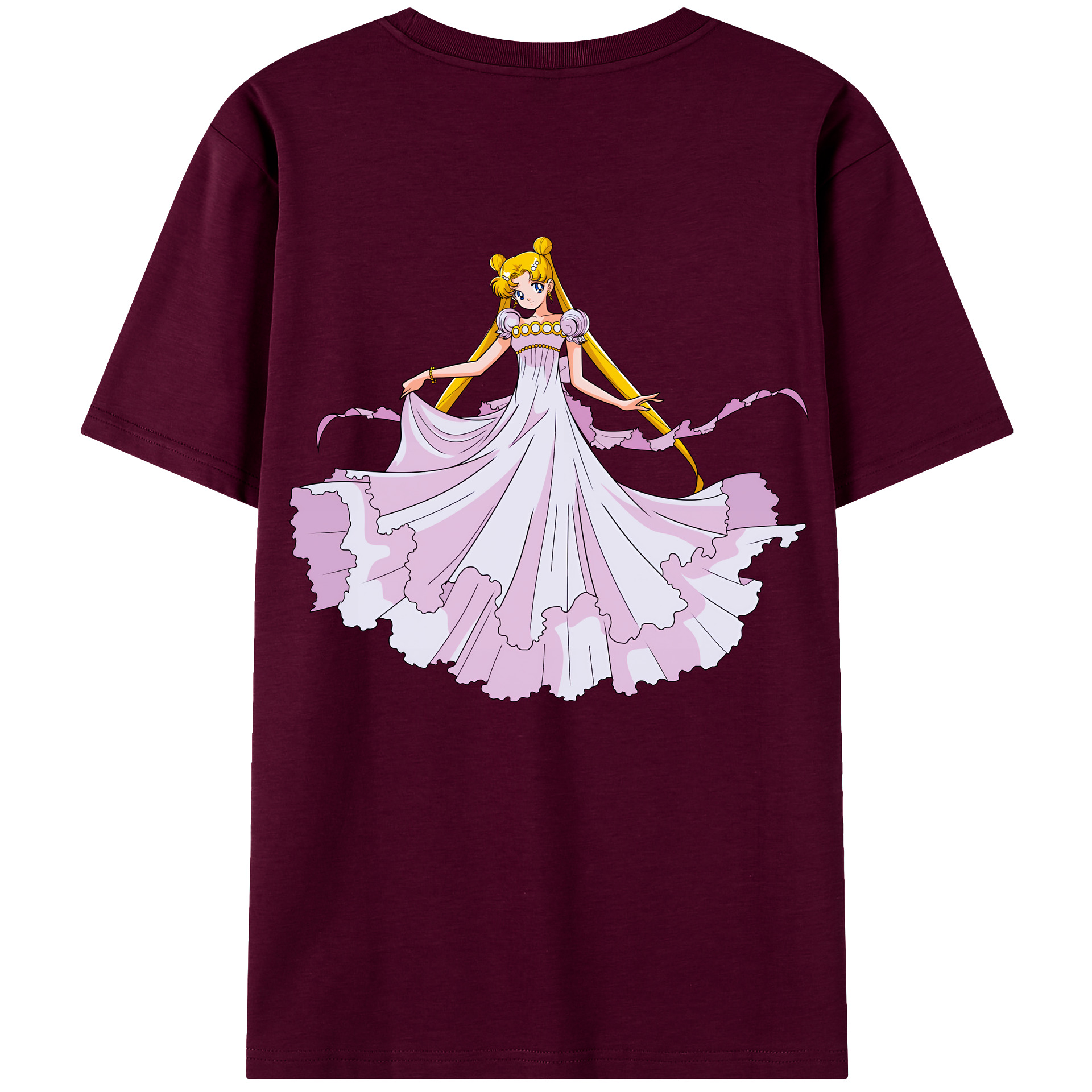 （画像用） 美少女戦士セーラームーン 愛野 美奈子 あいの みなこ Sailor Moon Aino Minako レディース半袖Tシャツ(バックプリント)